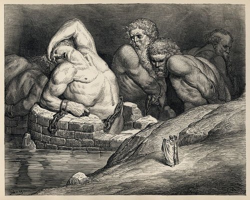 "Gustave Doré's illustrations to Dante's Inferno, Plate LXV: Canto XXXI: The titans and giants. "This proud one wished to make experiment / Of his own power against the Supreme Jove" (Longfellow)" is the image of the day (July 15, 2009) on Wikimedia Commons.